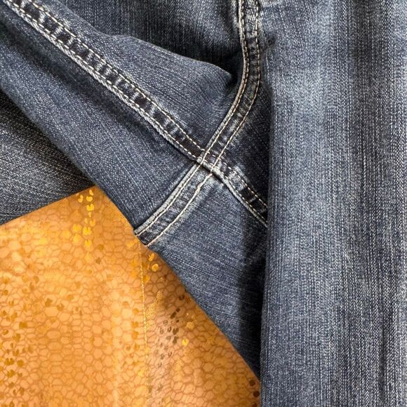 Maurices M Jeans Plus Size Classic Straight Curvy High Rise Straight Jeans Long - Picture 5 of 12